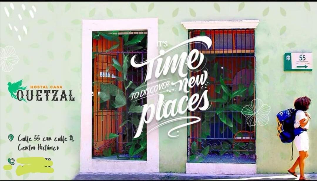 Hostel Casa Quetzal Campeche Ngoại thất bức ảnh